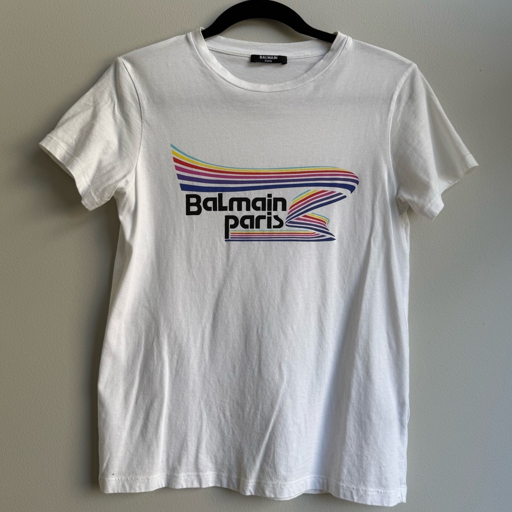 AUTHENTIC BALMAIN White T-Shirt